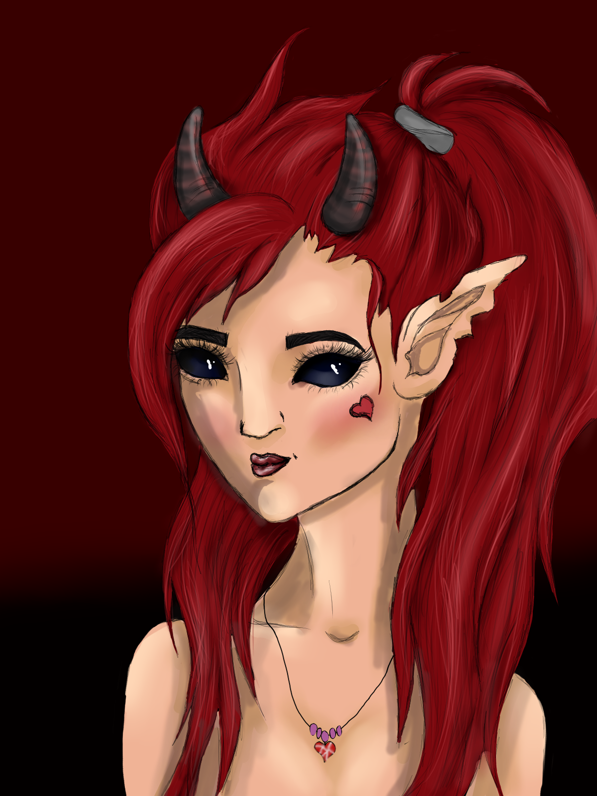 Иллюстрация черт в стиле другое, портрет | Illustrators.ru