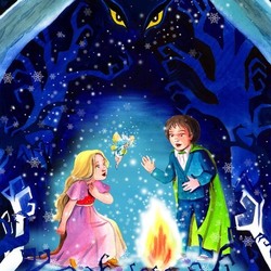 Обложка к книге Елены Пушкиной "Сон в новогоднюю ночь"