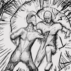 удар об стену