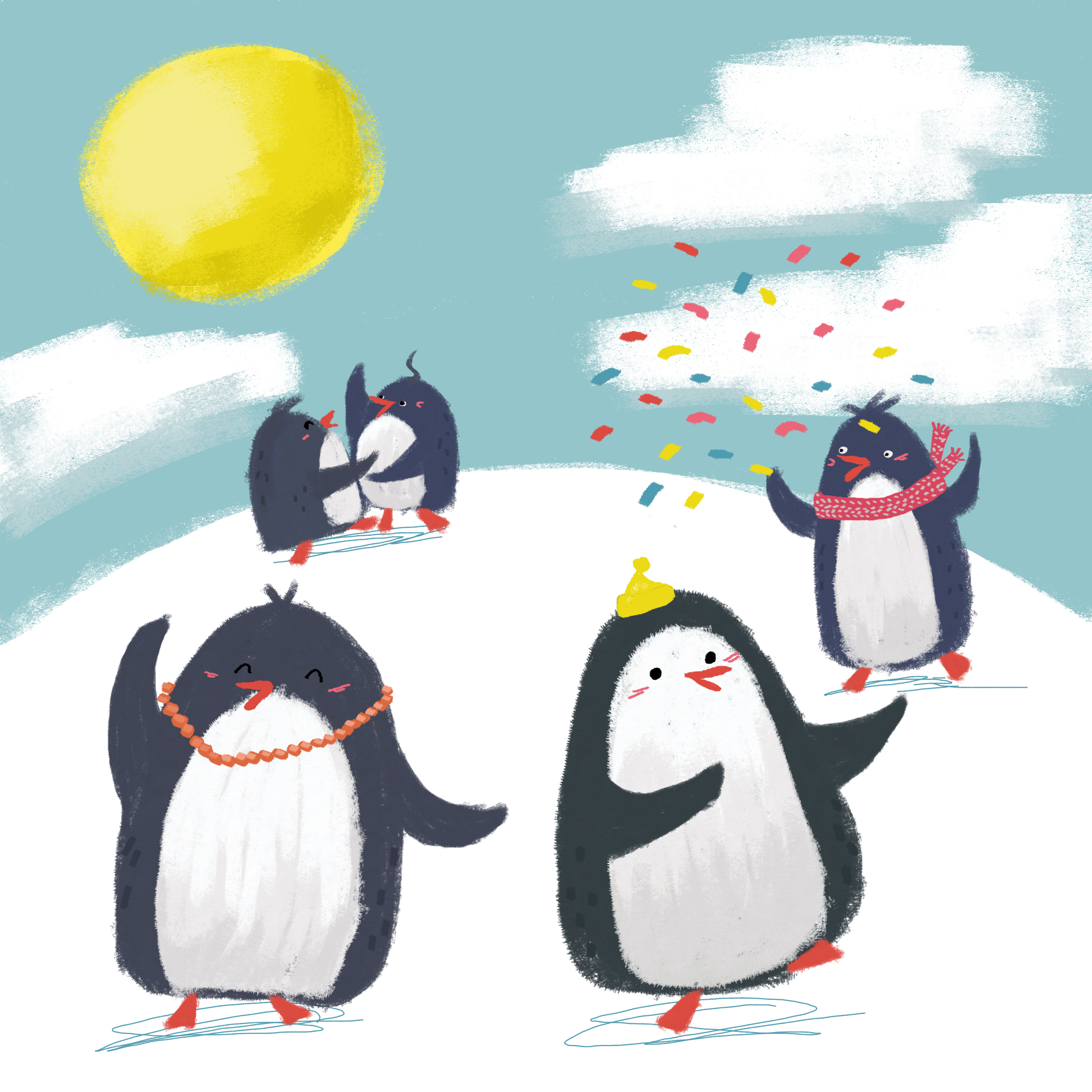 Остров пингвинов иллюстрации