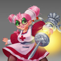 Боевая медсестричка (концепт персонажа)