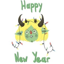 открытка к новому году 3