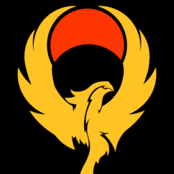 Логотип-знамя для клуба исторического фехтования "Аскерфог"