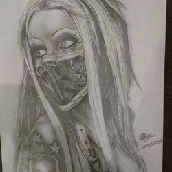 Девушка с платком