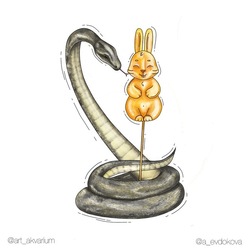 Snake and lollipop 