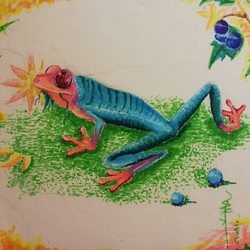 Тропическая лягушка