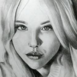 A portrait beautiful girl