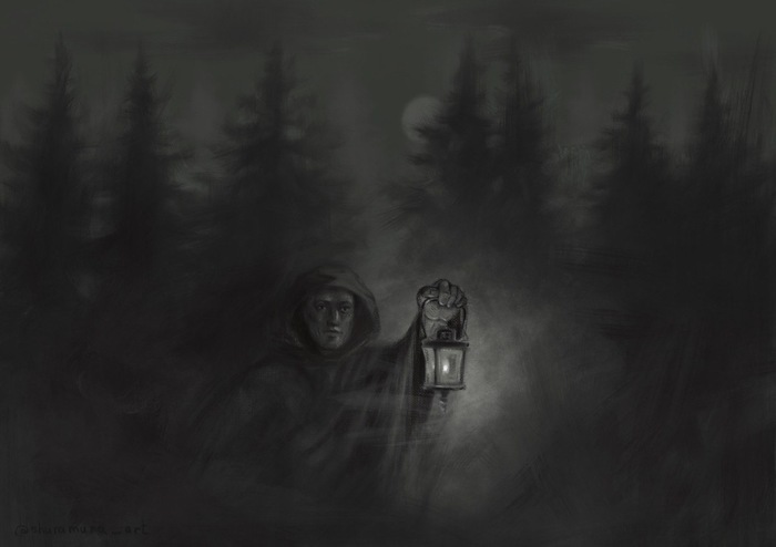 Иллюстрация Гаррет Тень в стиле 2d | Illustrators.ru