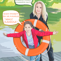 постер с фото