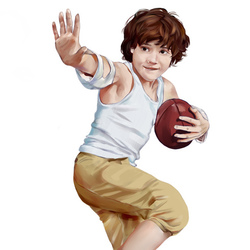 Boy with the ball