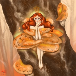 Королева древесных грибов