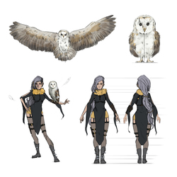 Character design "Forest witch"