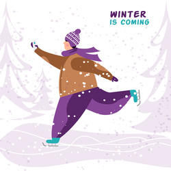 Мужчина на катке, селфи