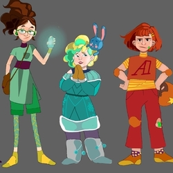 Фан-арт персонажей из мульт-сериала "Сказочный патруль"
