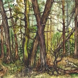 Пленэрный лес