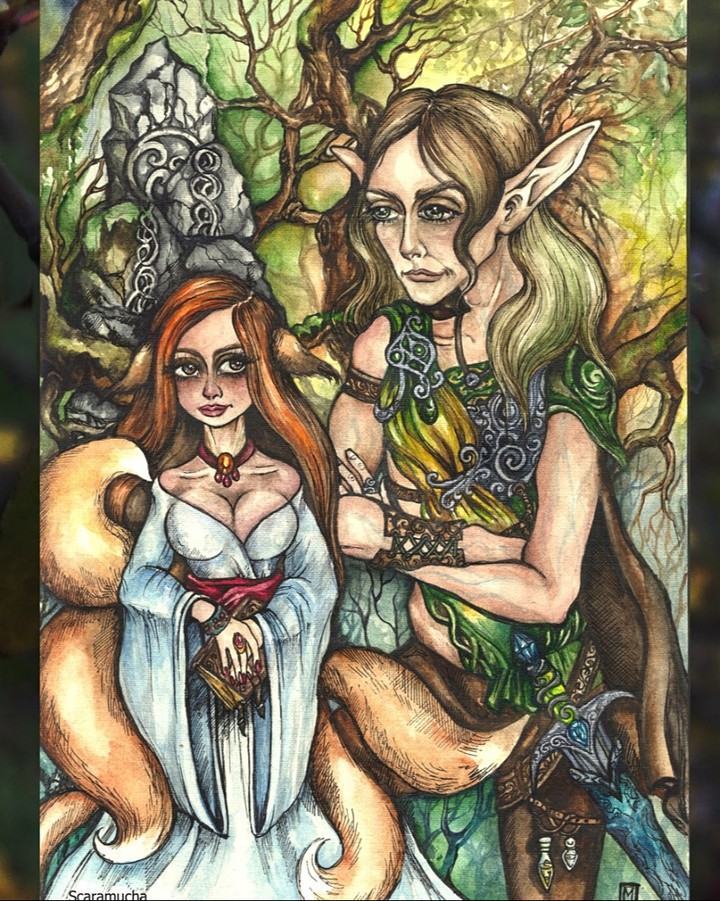 Эльф и Кицунэ