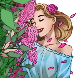 Стикер - романтичная