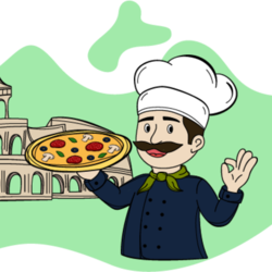 Мастер шеф итальянской пиццы