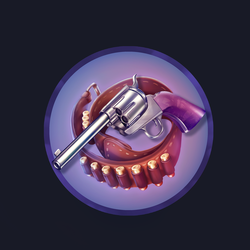 Gun Revolver icon