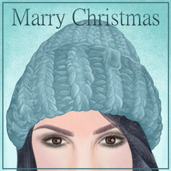 макет открытки с портретом