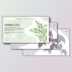 Дизайн сайта магазина, продающего чай из трав