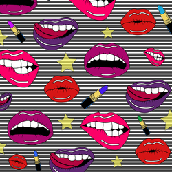 патерн губы