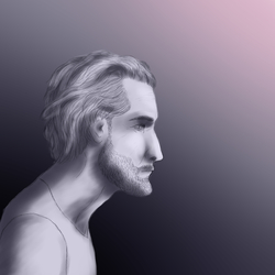 Purple man