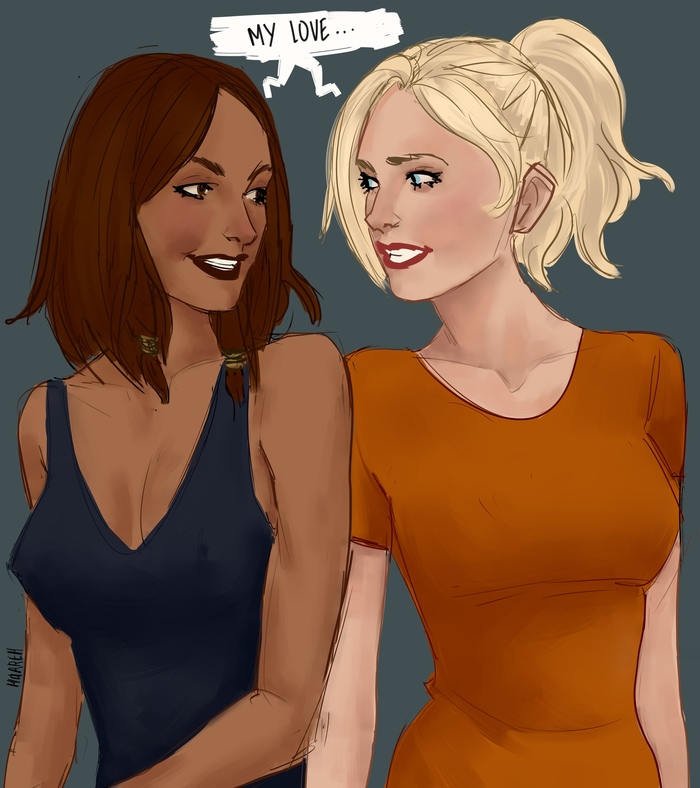 Pharah And Mercy D Illustrators Ru