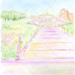 Нижний-Новгород | Акварель | Персональная именная сказка | Лес Солнца | Lessolnca.ru