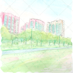 Города России | Акварель | Персональная именная сказка | Лес Солнца | Lessolnca.ru