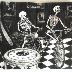 для скетчпроекта (путеводитель по музею смерти и крематорию)