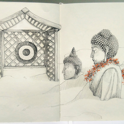 для скетчпроекта (путеводитель по музею смерти и крематорию)