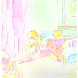 Детская комната | Акварель | Сказка с именем ребёнка | Лес Солнца | Lessolnca.ru