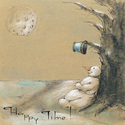 новогодняя открытка 2019