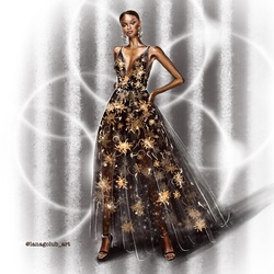 BLACK AND GOLDEN BEAUTY