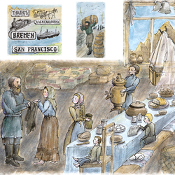 для детского журнала "Кто в мешке", статья о семье староверов