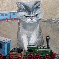 Скримбл Шэнкс: железнодорожный кот