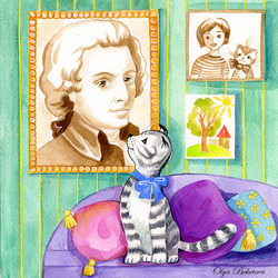 Котенок и Моцарт