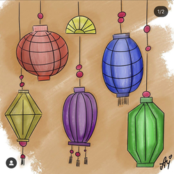 Китайские фонарики