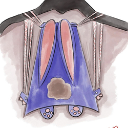 Плюшевый рюкзак