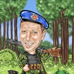 Цифровой шарж 