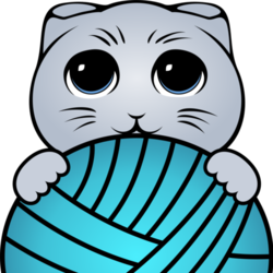 Кот с клубком