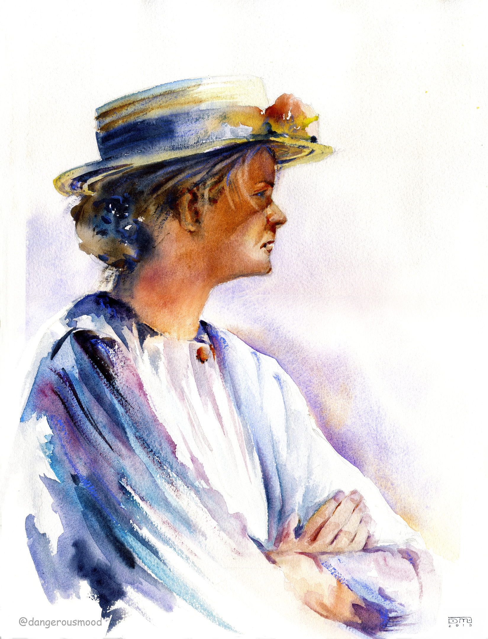 Портрет девушки.