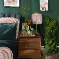 Фрагмент спальни