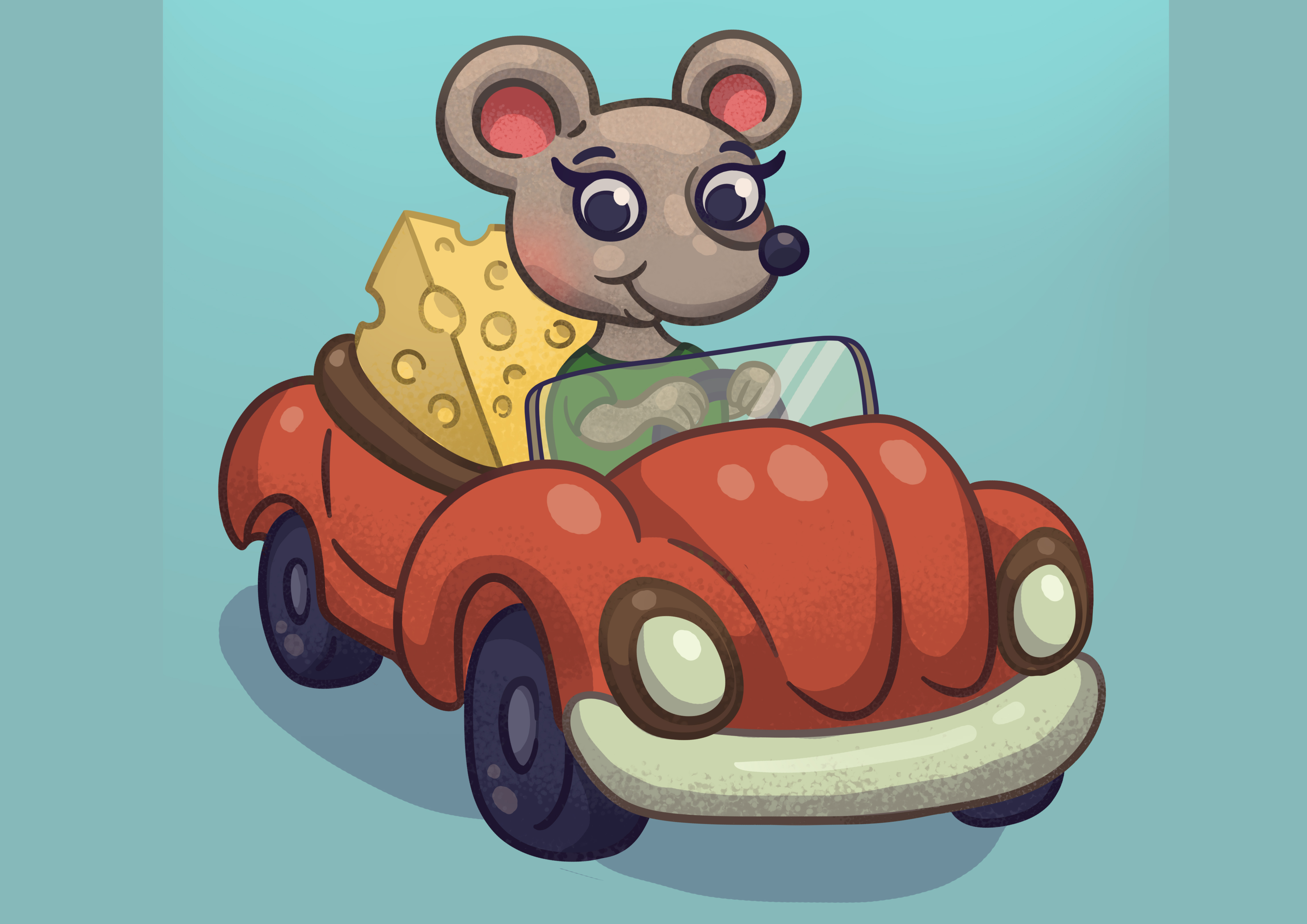 Мышка машина