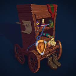 Сabinet of a young squire