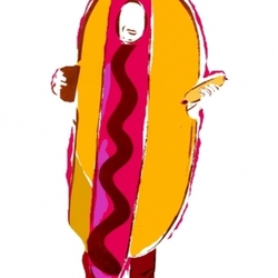 hot dog man