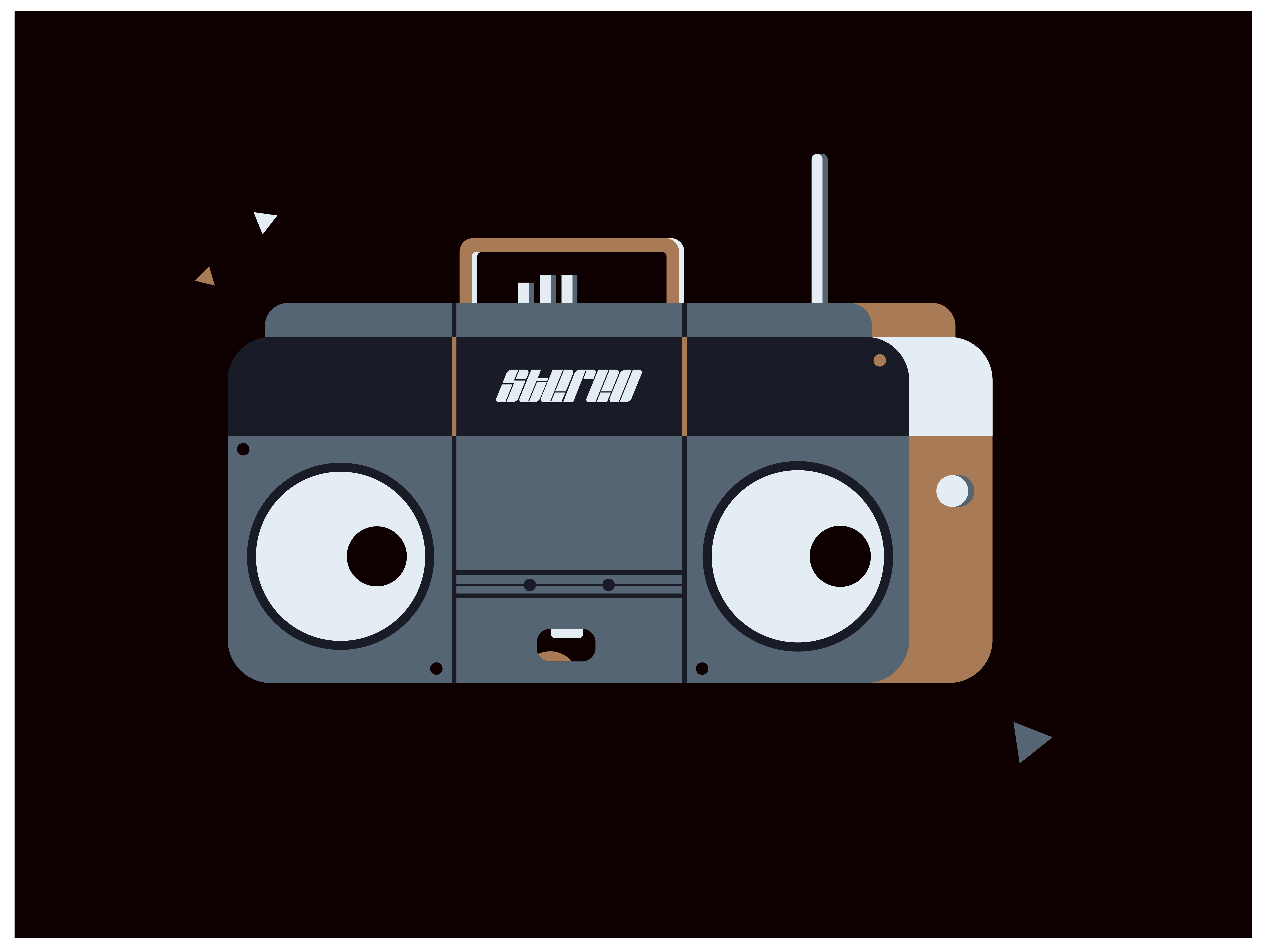 магнитофон из 90-х