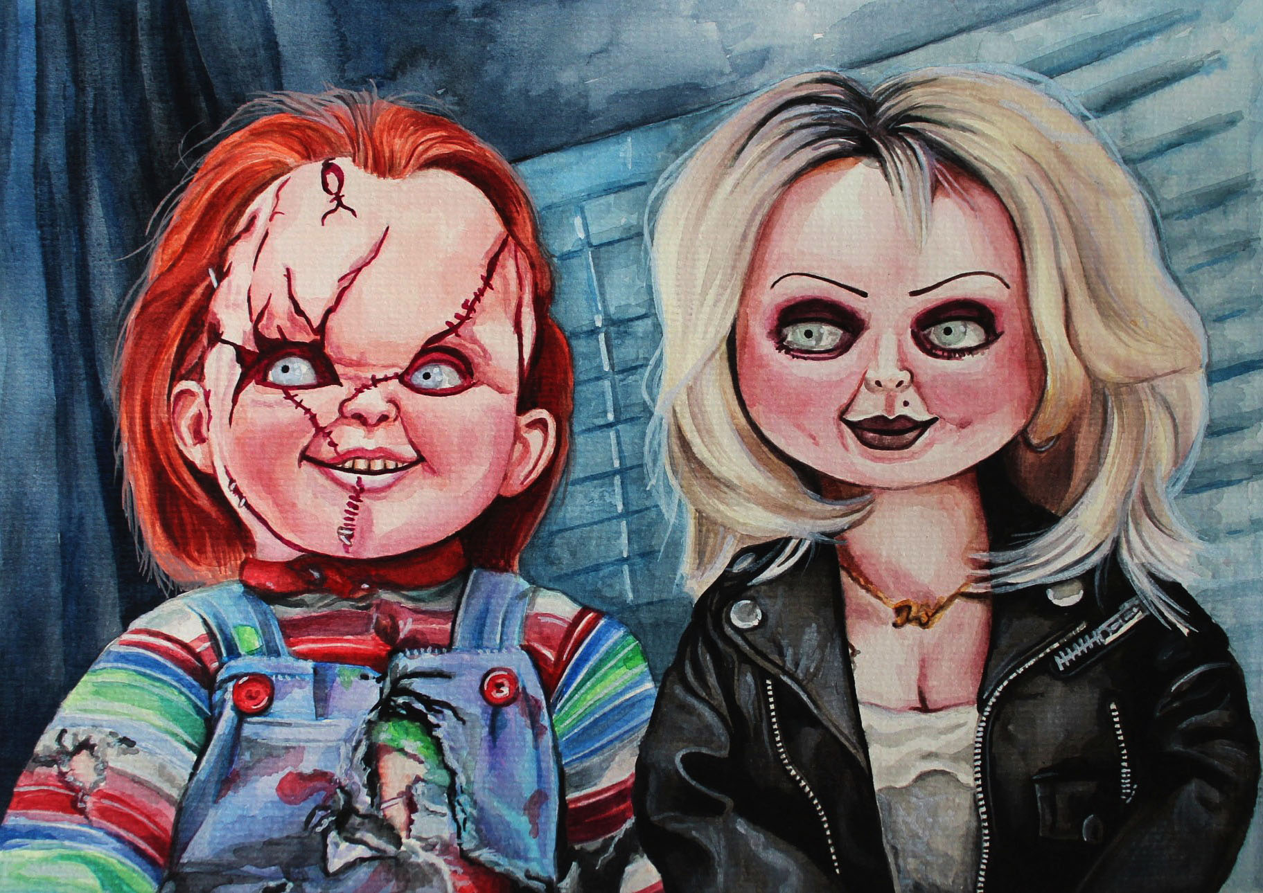 Bride of chucky drawing