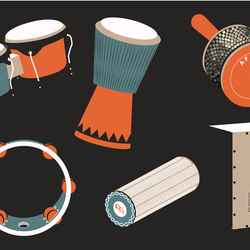 ethnic percussion. colour palette #2